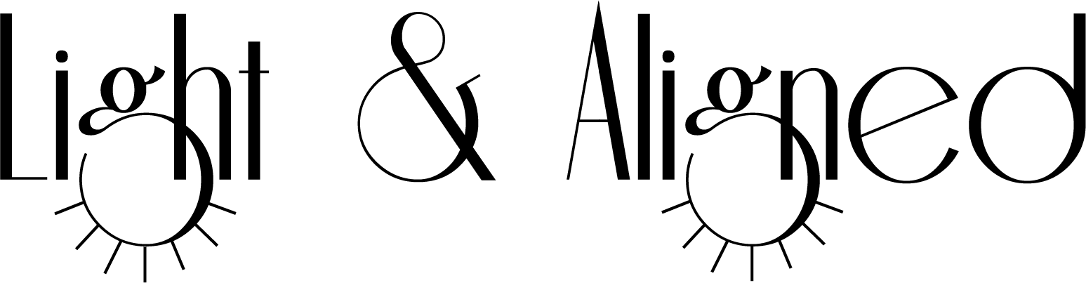 Light and Aligned Logo